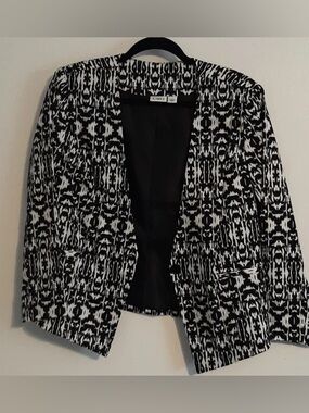 Cato Monochrome Patterned Jacket